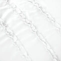 Serene Felicia Frill Duvet Cover Set - White additional 3