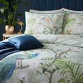 Soiree - Peacock Jungle - 100% Cotton Duvet Cover Set - Green additional 4
