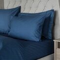 Hotel Suite 540 Count Satin Stripe Flat Sheet additional 3