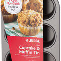 Judge - Bakeware 6 Cup Cupcake/Muffin Tin 7x3cm additional 2