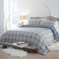 Appletree Hygge - Aviemore Check - 100% Brushed Cotton Duvet Cover Set - Blue additional 2