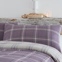 Appletree Hygge Aviemore Check Duvet Cover Set - Heather additional 5