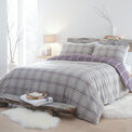 Appletree Hygge Aviemore Check Duvet Cover Set - Heather additional 2