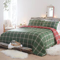 Appletree Hygge Aviemore Check Duvet Cover Set - Red/Green additional 2