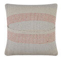 Appletree Loft - Reva - 100% Recycled Cotton Rich Mixed Fibres Filled Cushion - 43 x 43cm in Paprika additional 2