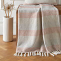 Appletree Loft - Reva - 100% Recycled Cotton Rich Mixed Fibres Bedspread - 130cm x 180cm in Paprika additional 2