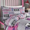 Bedlam - Football - Duvet Cover Set - Pink additional 3