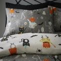 Bedlam - Halloween Party - Glow in the Dark Duvet Cover Set - Grey additional 5