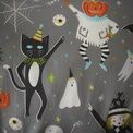 Bedlam - Halloween Party - Glow in the Dark Duvet Cover Set - Grey additional 6