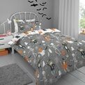 Bedlam - Halloween Party - Glow in the Dark Duvet Cover Set - Grey additional 1
