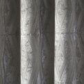 Curtina Marco Jacquard Eyelet Curtains - Silver additional 2
