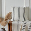 Drift Home - Brinley - 100% Recycled Cotton Rich Mixed Fibres Filled Cushion - 43 x 43cm in Cream additional 2