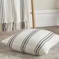 Drift Home - Brinley - 100% Recycled Cotton Rich Mixed Fibres Filled Cushion - 43 x 43cm in Cream additional 3
