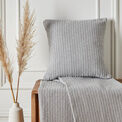 Drift Home - Quinn - 100% Recycled Cotton Rich Mixed Fibres Cushion Cover - 43 x 43cm in Grey additional 3