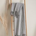 Drift Home - Quinn - 100% Recycled Cotton Rich Mixed Fibres Throw - 130 x 180cm in Grey additional 2