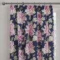 Dreams & Drapes Kirsten Pencil Pleat Curtains With Tie-Backs - Pink/Blue additional 2