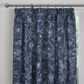 Dreams & Drapes Lorie Pencil Pleat Curtains With Tie-Backs - Blue additional 3