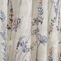 Dreams & Drapes Wild Stems Pencil Pleat Curtains With Tie-Backs - Blue additional 3
