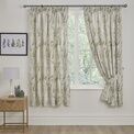 Dreams & Drapes Wild Stems Pencil Pleat Curtains With Tie-Backs - Green additional 1