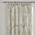 Dreams & Drapes Wild Stems Pencil Pleat Curtains With Tie-Backs - Green additional 2