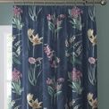 Dreams And Drapes Caberne Pencil Pleat Curtains With Tie-Backs - Navy additional 2