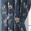 Dreams And Drapes Caberne Pencil Pleat Curtains With Tie-Backs - Navy additional 3