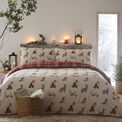 Dreams & Drapes Lodge - Derwent Check - 100% Brushed Cotton Duvet Cover Set - Natural additional 3