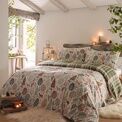 Dreams & Drapes Lodge - Winter Forest Check - 100% Brushed Cotton Duvet Cover Set - Green additional 2