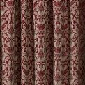 Dreams & Drapes Woven Hawthorne Pencil Pleat Curtains With Tie-Backs - Burgundy additional 2