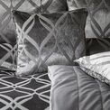 Soiree - Belfort - Jacquard Cushion Cover - 43 x 43cm in Slate additional 1