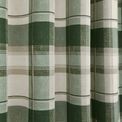 Fusion Balmoral Check Eyelet Curtains - Green additional 3