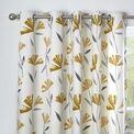 Fusion Dacey 100% Cotton Eyelet Curtains - Ochre additional 3