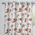 Fusion Dacey 100% Cotton Eyelet Curtains - Red additional 3