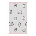 Fusion Bathroom - Penguins - Jacquard Hand Towel - 50 x 90cm in Multi additional 3
