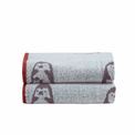Fusion Bathroom - Penguins - Jacquard Hand Towel - 50 x 90cm in Multi additional 1