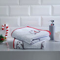 Fusion Bathroom - Penguins - Jacquard Hand Towel - 50 x 90cm in Multi additional 2