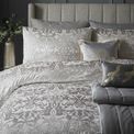 Laurence Llewelyn-Bowen - Firenza - Jacquard Duvet Cover Set - Silver additional 4