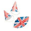 Union Jack Party Hats 10 Pack additional 1