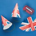 Union Jack Party Hats 10 Pack additional 3