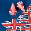Union Jack Party Hats 10 Pack additional 2