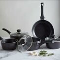 Simply Home Black Marble 5 Piece Saucepan Set additional 7