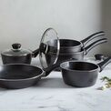 Simply Home Black Marble 5 Piece Saucepan Set additional 8