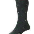 HJ Hall Organic Cotton Comfort Top Multi Spot Socks additional 2