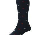 HJ Hall Organic Cotton Comfort Top Multi Spot Socks additional 1