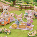 Sylvanian Families - Sunny Picnic Set Fennec Fox Sister & Baby  - 5698 additional 5