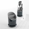 Joseph Joseph Dock Cutlery Drainer and Organiser - Dark Grey/Grey additional 2
