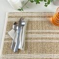 Esselle - Tay Seagrass/ Cotton Table Placemat 35x45cm Cream Colour, Set of 2 additional 4