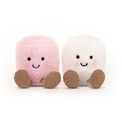 Jellycat - Amuseable Pink and White Marshmallows additional 4