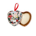 Heathcote & Ivory Nathalie Lete Christmas Scented Soap in Heart Shaped Tin additional 2
