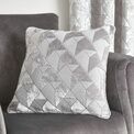 Appletree Boutique - Quentin - Jacquard Cushion Cover - 43 x 43cm in Silver additional 1